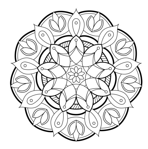 Mandala Coloring Pages 005