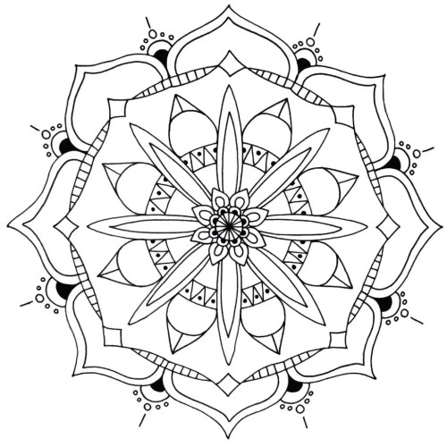 Mandala Coloring Pages 007