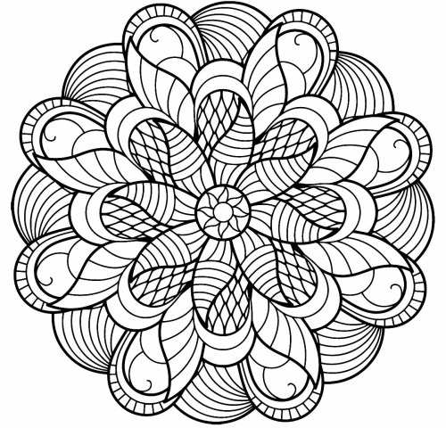 Mandala Coloring Pages 009