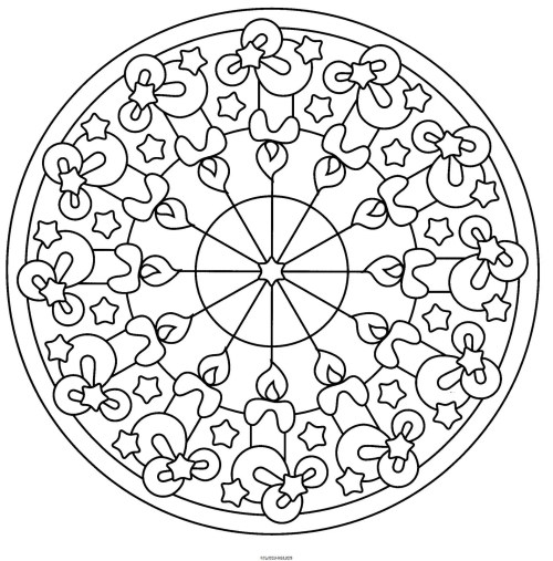 Mandala Coloring Pages 010