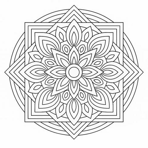 Mandala Coloring Pages 021