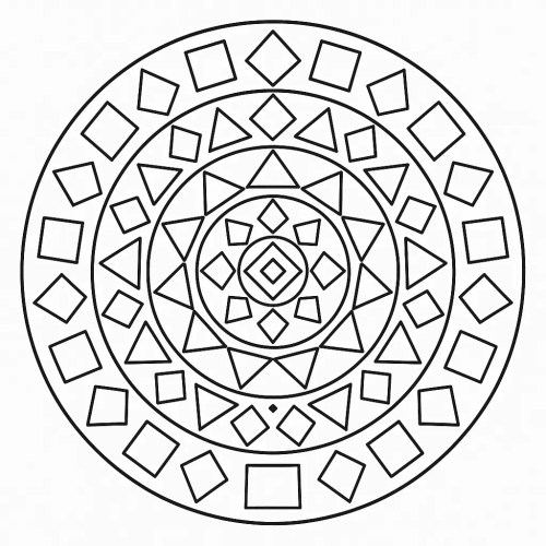 Mandala Coloring Pages 022