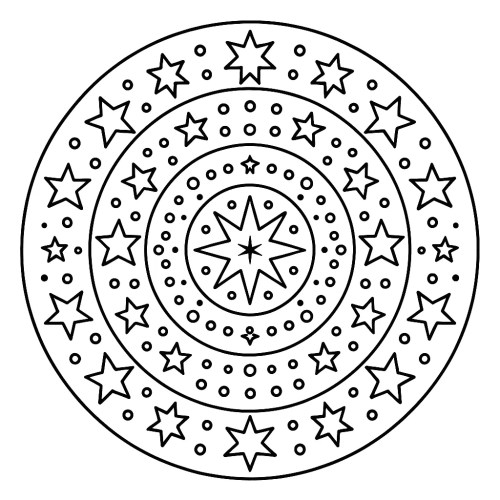 Mandala Coloring Pages 023