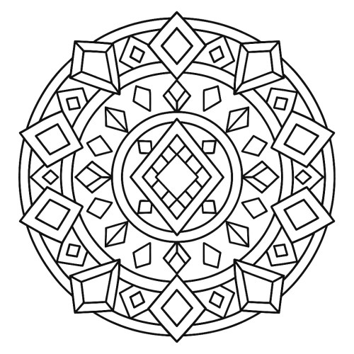 Mandala Coloring Pages 030