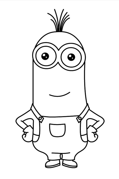 Minions Coloring Pages – 002