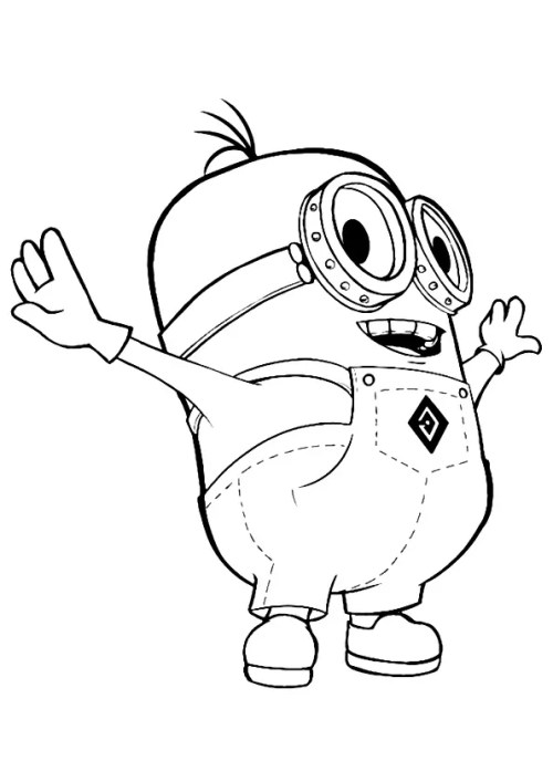 Minions Coloring Pages – 004
