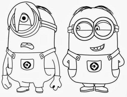 Minions Coloring Pages – 007