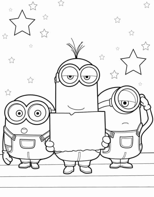 Minions Coloring Pages – 021