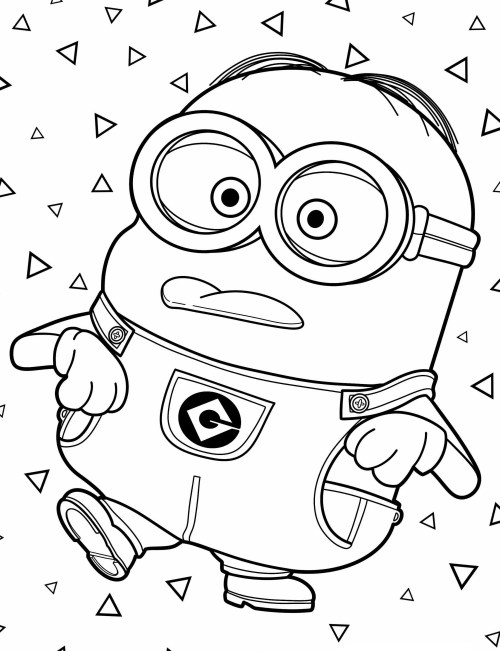 Minions Coloring Pages 033