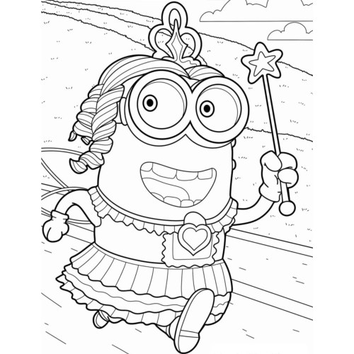 Minions Coloring Pages 040