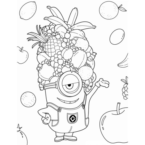 Minions Coloring Pages 045