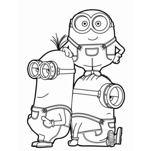 Minions Coloring Pages 047