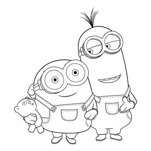 Minions Coloring Pages 050