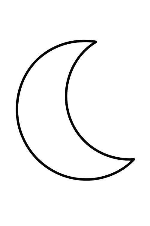 Moon Coloring Pages 007