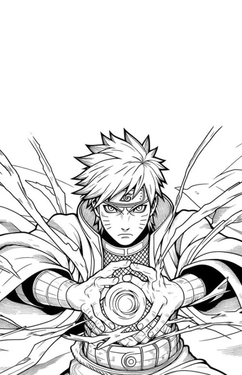 Naruto Coloring Pages 015