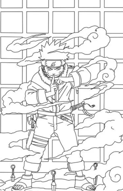 Naruto Coloring Pages 021