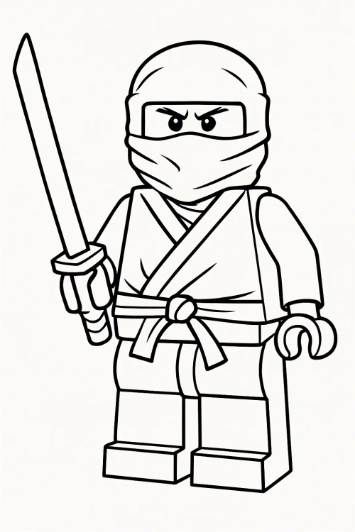 Ninja Coloring Pages 008