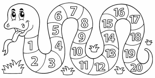 Numbers Coloring Pages – 005