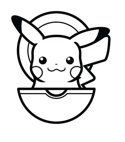 Pikachu Coloring Pages 006