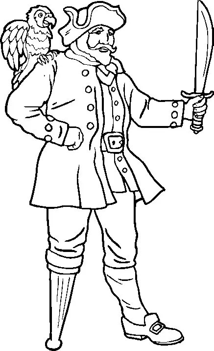 Pirates Coloring Pages 002