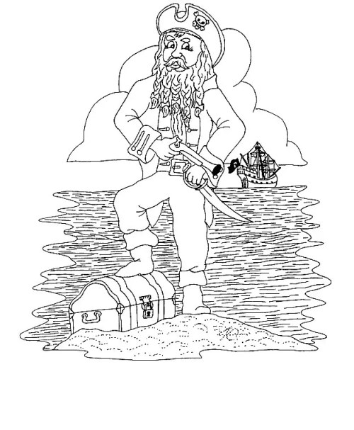 Pirates Coloring Pages 010
