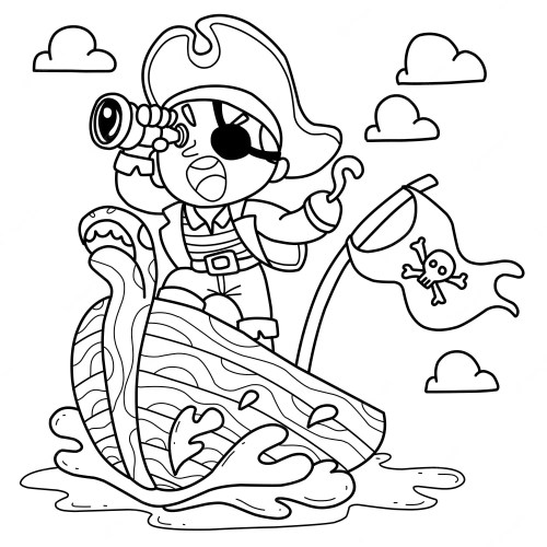 Pirates Coloring Pages 021