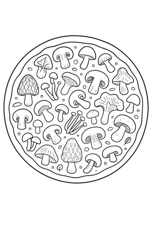 Pizza Coloring Pages 014