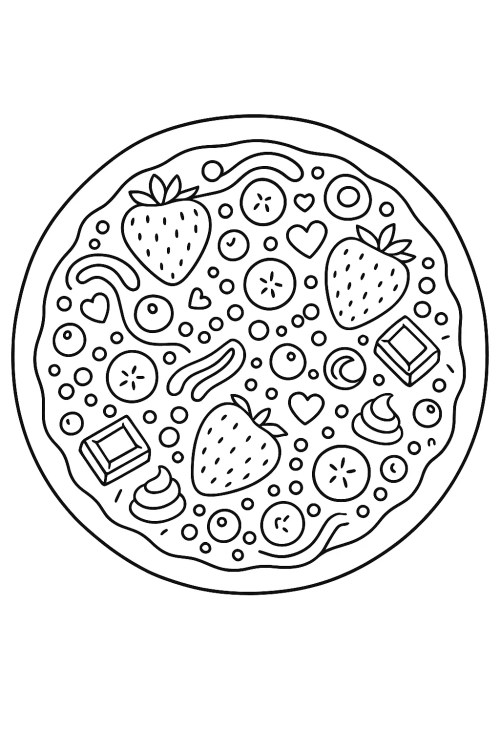 Pizza Coloring Pages 017