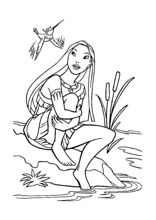 Pocahontas Coloring Pages 002