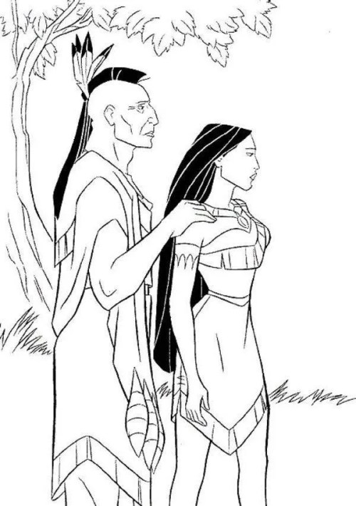 Pocahontas Coloring Pages 004