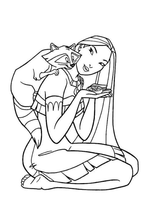Pocahontas Coloring Pages 009