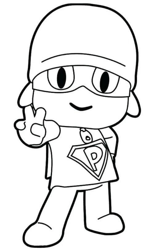Pocoyo Coloring Pages 004