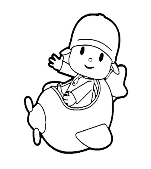 Pocoyo Coloring Pages 007