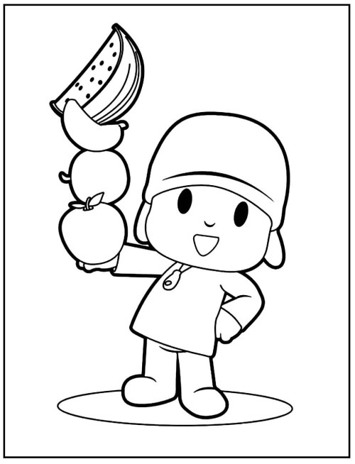 Pocoyo Coloring Pages 008