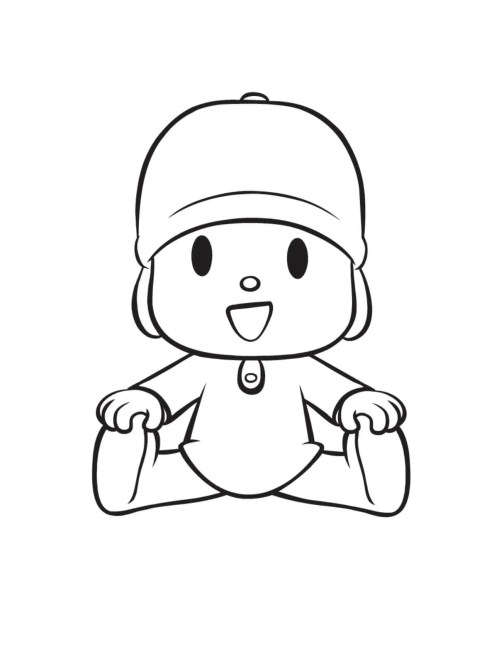 Pocoyo Coloring Pages 009