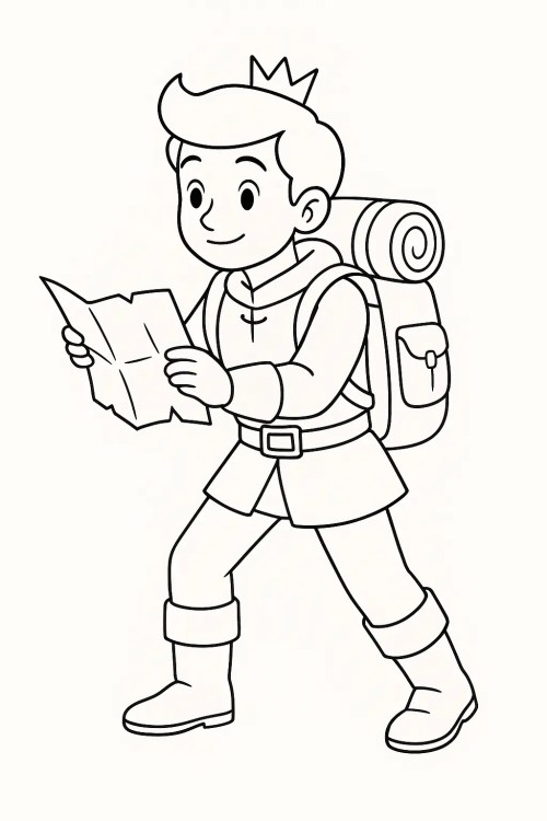 Prince Coloring Pages 008