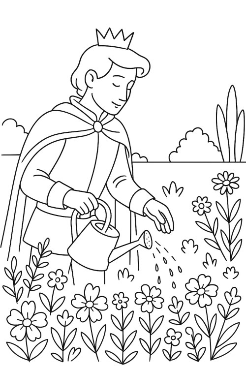 Prince Coloring Pages 010