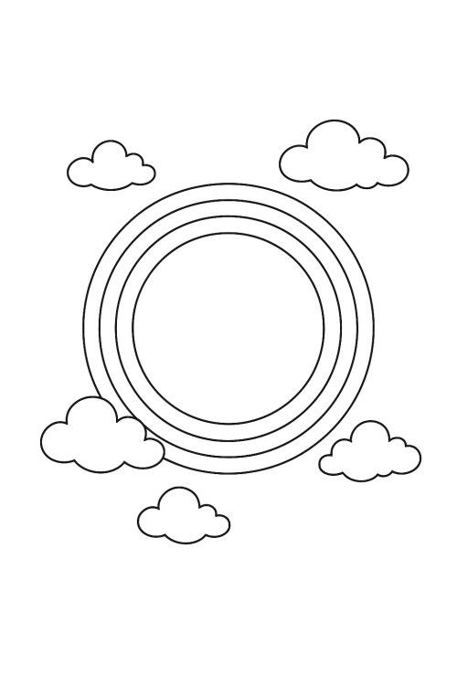 Rainbow Coloring Pages 036
