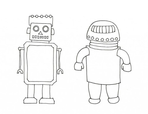 Robots Coloring Pages 008