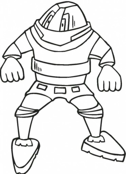 Robots Coloring Pages 010