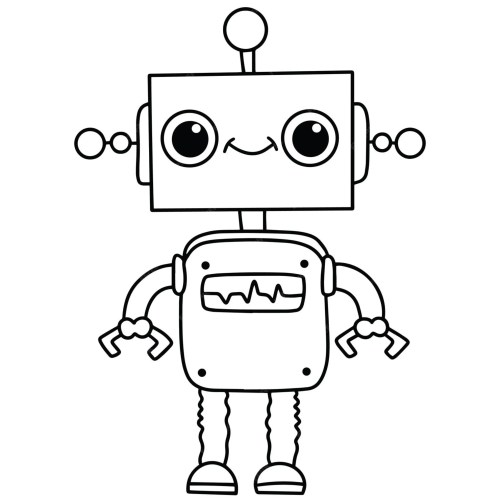 Robots Coloring Pages 014