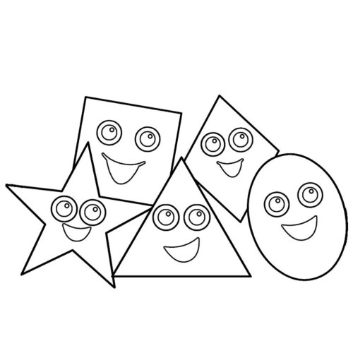 Shapes Coloring Pages 016