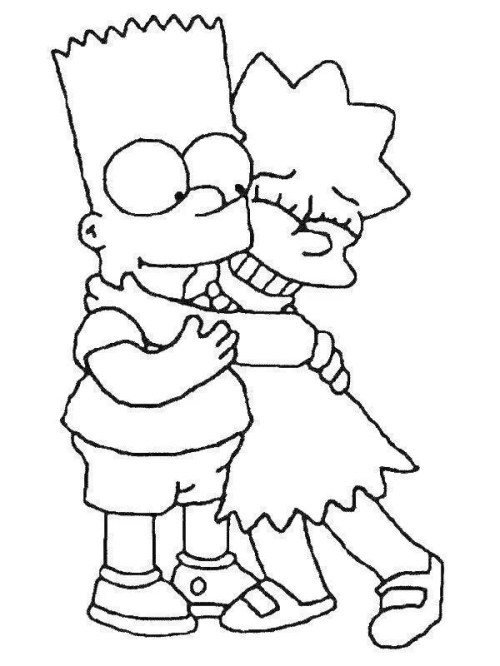 Simpsons Coloring Pages 003