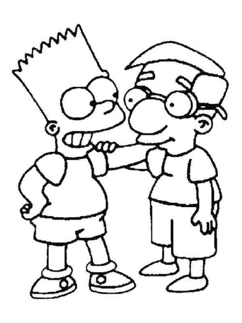 Simpsons Coloring Pages 005