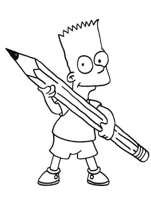 Simpsons Coloring Pages 009