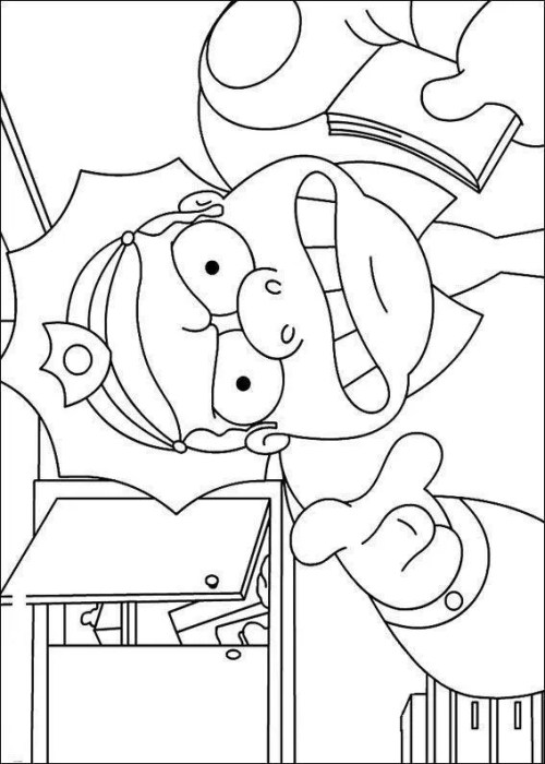 Simpsons Coloring Pages 021