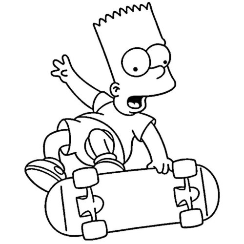 Simpsons Coloring Pages 029