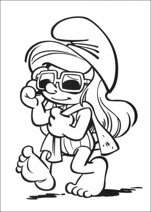 Smurfs Coloring Pages – 002