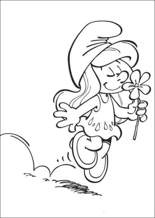 Smurfs Coloring Pages 007