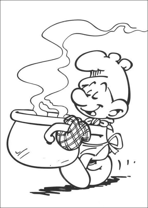 Smurfs Coloring Pages – 015